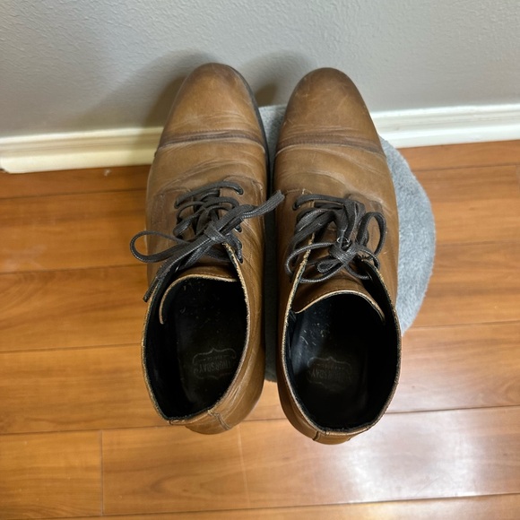 Thursday Boot Co Everyday Captain Classic Boots Mens 11.5 Brown Leather Handmade - Picture 2 of 7
